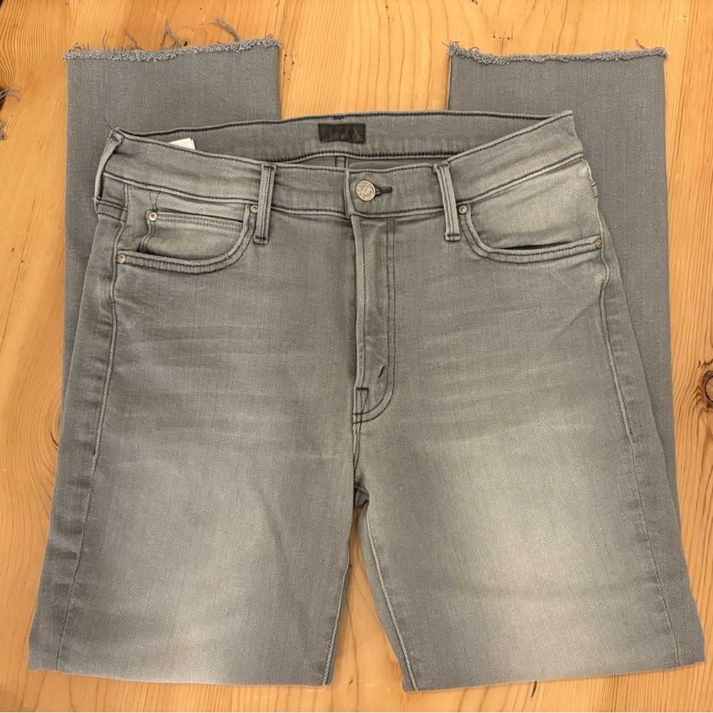 Mother Denim Rascal Ankle Fray
